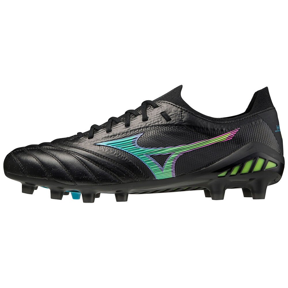 Botas de Futbol Mizuno Morelia Neo III Beta Japan Mujer Negras/Azules Turquesa España XJVL-93570